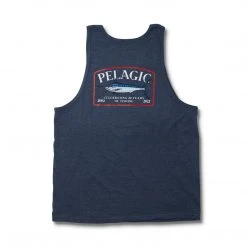 Apparel Mens Game Fish Blue Marlin Tank Top