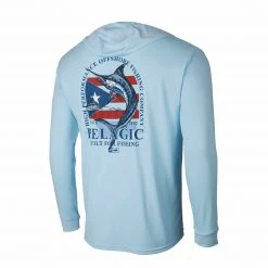 Apparel Mens Aquatek Puerto Rico Hooded Fishing Shirt