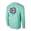 Apparel Aquatek Puerto Rico Hooded Fishing Shirt Mens