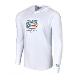 Apparel Vaportek Puerto Rico Hooded Fishing Shirt