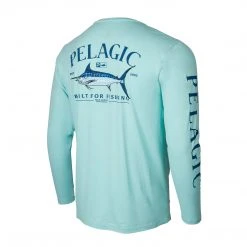 Apparel Stratos Blue Marlin Performance Shirt Mens