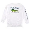 Apparel Mens Dolphin Fish Long Sleeve Fishing T-Shirt