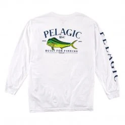 Apparel Mens Dolphin Fish Long Sleeve Fishing T-Shirt