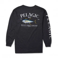 Apparel Mens Yellowfin Tuna Long Sleeve Fishing T-Shirt