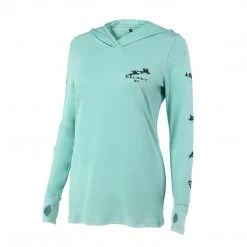 Apparel Ultratek Gyotaku Hooded Fishing Shirt - Women's Womens