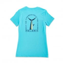 Apparel Fishtail Blue Marlin Fishing T-Shirt - Women's