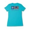 Apparel Womens Americamo Icon Fishing T-Shirt - Women's 1 Apparel Womens Americamo Icon Fishing T-Shirt - Women's