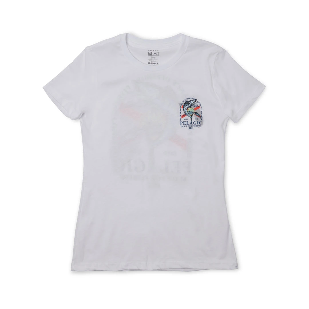 Apparel Womens Florida Wahoo Fishing T-Shirt - Women's 4 Apparel Womens Florida Wahoo Fishing T-Shirt - Women's