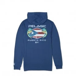 Apparel Youth Aquatek Puerto Rico Hooded Fishing Shirt
