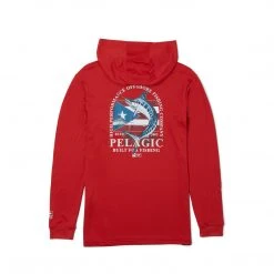 Apparel Youth Aquatek Puerto Rico Hooded Fishing Shirt