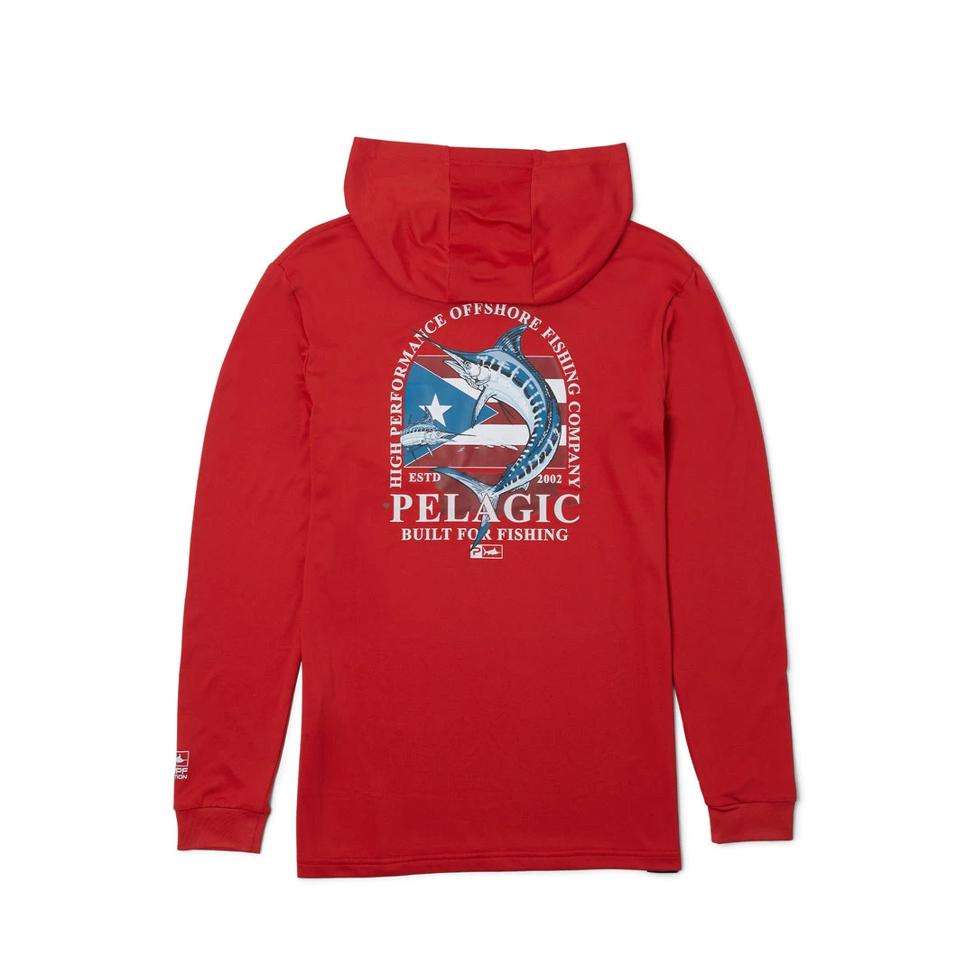 Apparel Youth Aquatek Puerto Rico Hooded Fishing Shirt 3 Apparel Youth Aquatek Puerto Rico Hooded Fishing Shirt