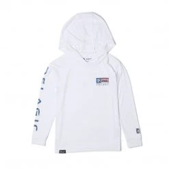 Apparel Kid's Aquatek Icon Hooded Fishing Shirt