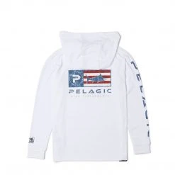 Apparel Kid's Aquatek Icon Hooded Fishing Shirt