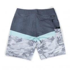 Apparel Blue Water Camo Fishing Shorts Mens