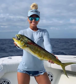 Apparel Ultratek Gyotaku Hooded Fishing Shirt - Women's Womens