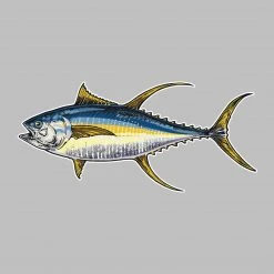 Apparel Decal - Yellowfin Tuna