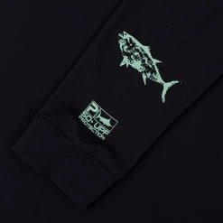 Apparel Mens Aquatek Hooded Fishing Shirt - Gyotaku